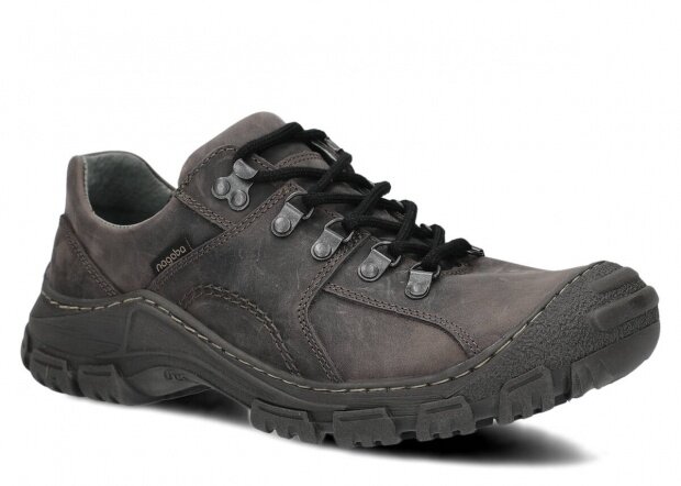 Men's shoe NAGABA 457 graphite crazy leather