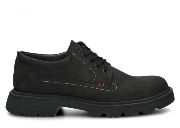 Men's shoe NAGABA 475 black crazy leather