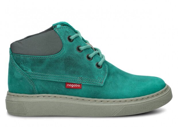 Women's ankle boot NAGABA 615 emerald crazy leather