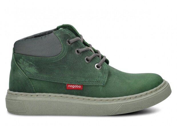 Women's ankle boot NAGABA 615 green crazy leather