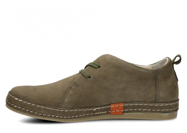 Shoe NAGABA 382 MEBE khaki samuel leather