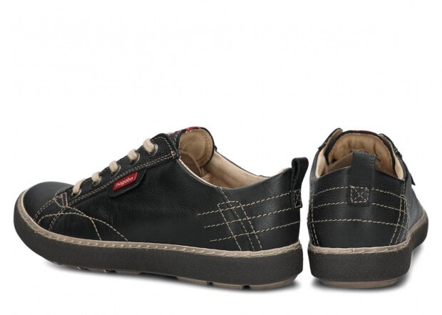 Shoe NAGABA 243 black rustic leather