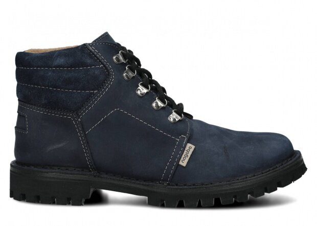HIKING BOOT NAGABA 112 LUCZ NAVY BLUE CRAZY LEATHER - 40