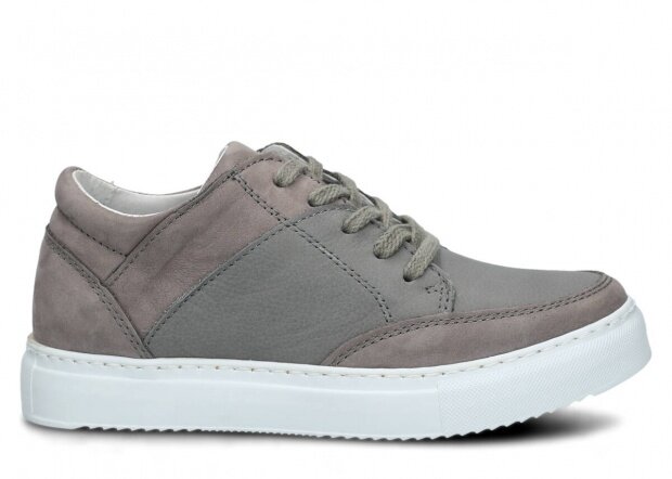 SHOE NAGABA 012 GREY RUSTIC LEATHER - 37