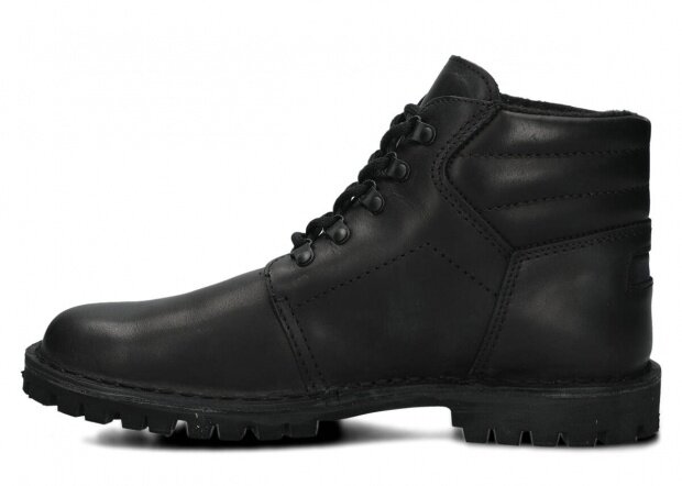 HIKING BOOT NAGABA 112 LUCZ BLACK MAGNUM LEATHER + FELT - 45