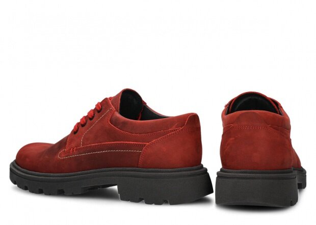 Men's shoe NAGABA 475 red crazy leather