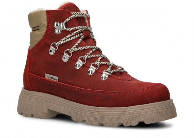 Trekking ankle boot NAGABA 285 red crazy leather
