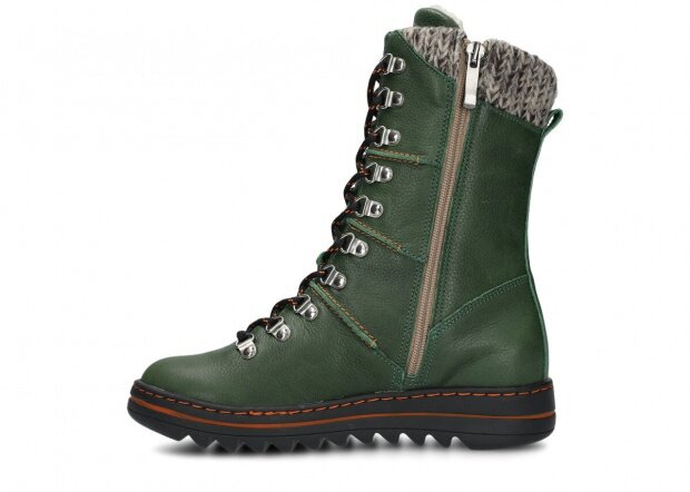 Women's ankle boot NAGABA 337 green cloud leather