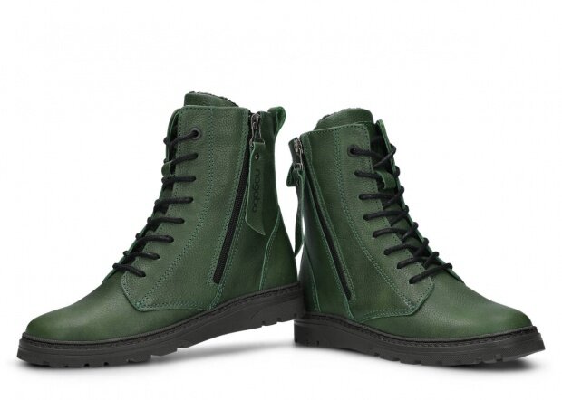 Ankle boot NAGABA 099 green cloud leather