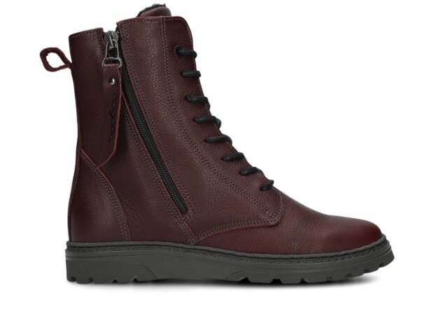 Ankle boot NAGABA 099 burgundy faeda leather