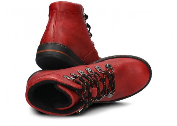 Trekking ankle boot NAGABA 281 red cloud leather