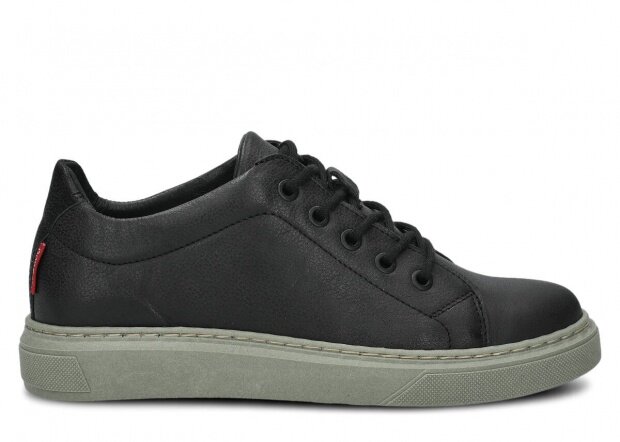 Shoe NAGABA 618 black rustic leather