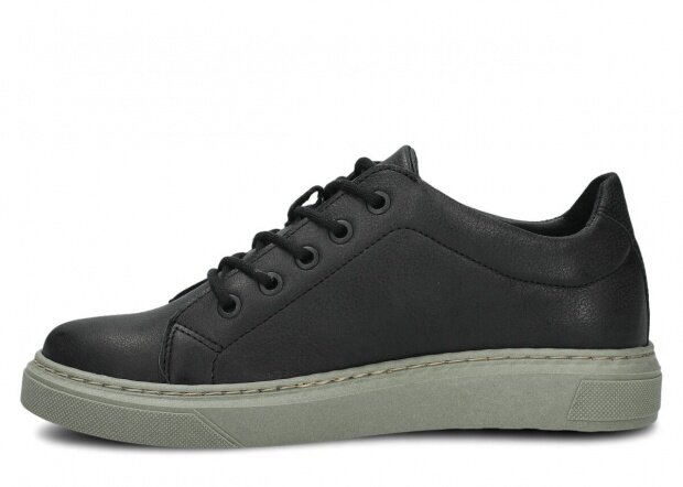 Shoe NAGABA 618 black rustic leather