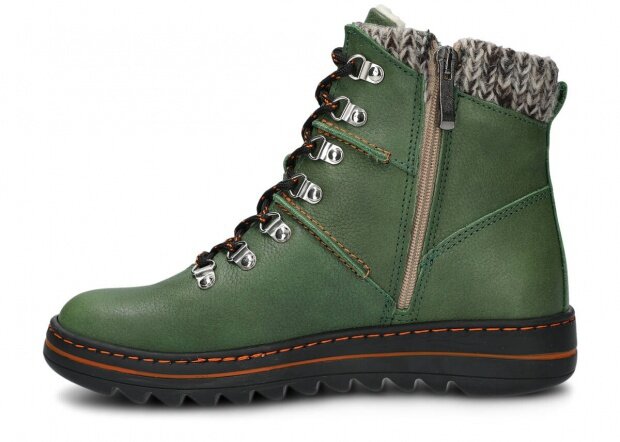 Women's ankle boot NAGABA 329 green cloud leather