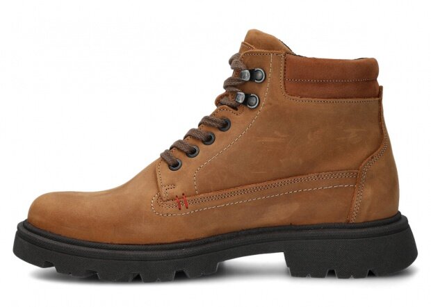 Men's trekking ankle boot NAGABA 471 brown crazy leather