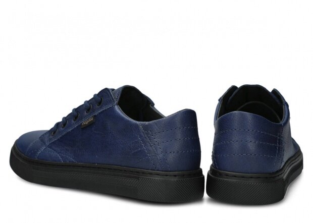 Men's shoe NAGABA 411 navy blue cloud leather