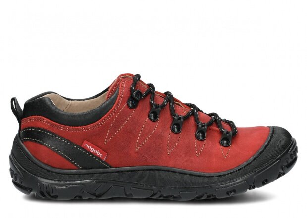 Trekking shoe NAGABA 241 red barka leather