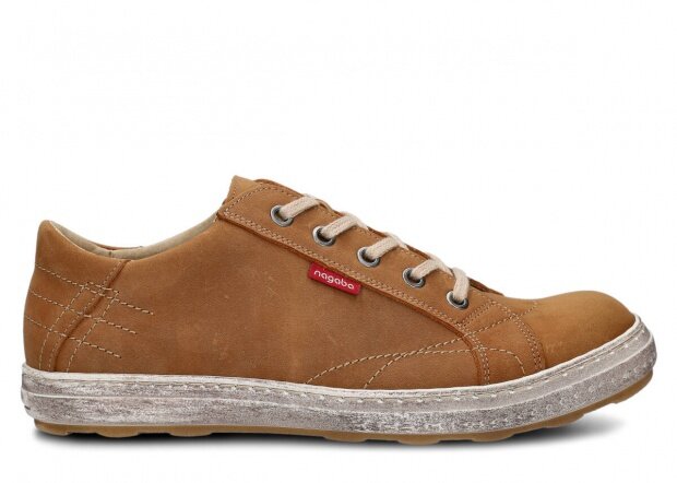 Men's shoe NAGABA 410 brown crazy leather