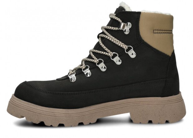 Trekking ankle boot NAGABA 285 black crazy leather