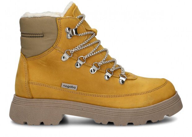 Trekking ankle boot NAGABA 285 yellow crazy leather