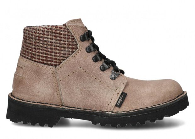 HIKING BOOT NAGABA 112 BEIGE CLOUD LEATHER + FELT - SIZE 37