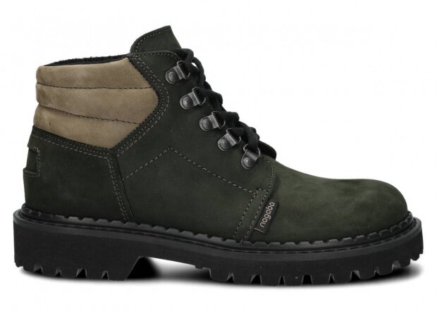 HIKING BOOT NAGABA 112 KHAKI CRAZY + FELT - SIZE 38