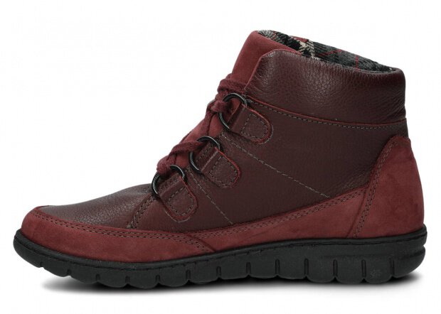 Ankle boot NAGABA 386 burgundy samuel leather
