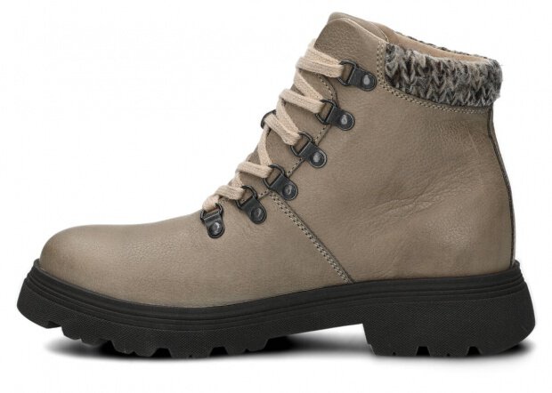 TREKKING ANKLE BOOT NAGABA 286 LIGHT GREY RUSTIC LEATHER - 38