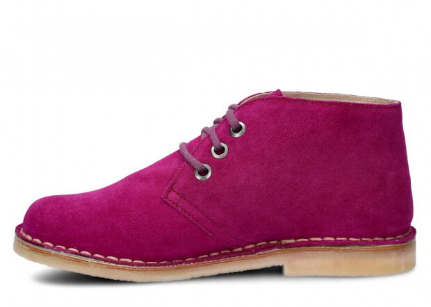 Ankle boot NAGABA 082 purple velours leather