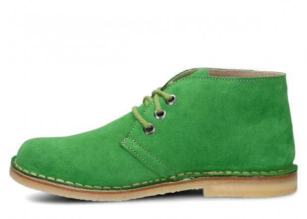 Ankle boot NAGABA 082 green grass velours leather