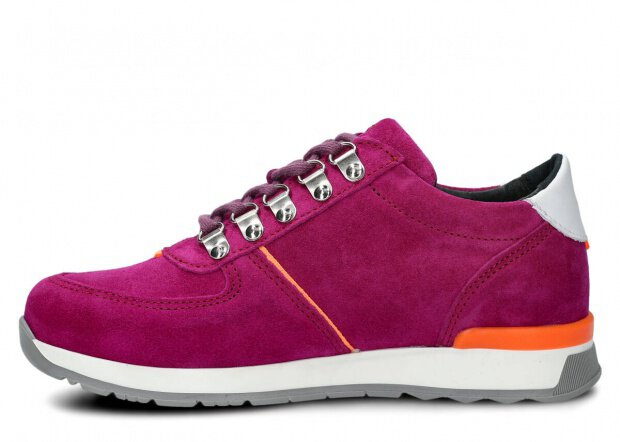 Shoe NAGABA 313 purple velours leather