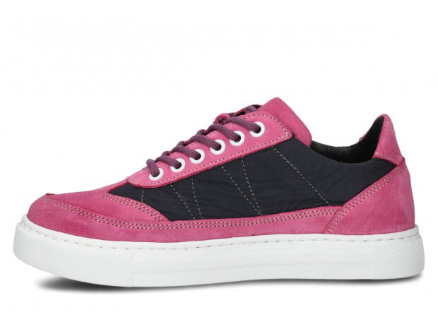 Shoe NAGABA 606 pink velours leather