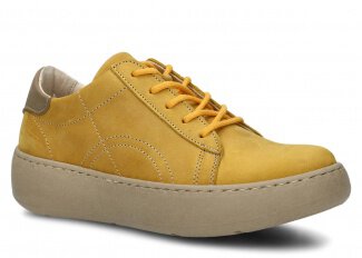 Shoe NAGABA 016 yellow crazy leather