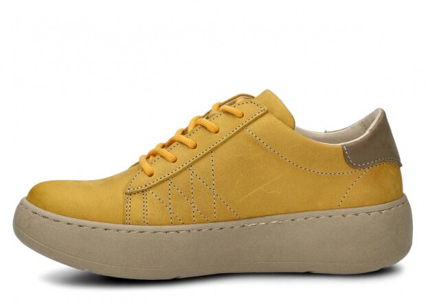 Shoe NAGABA 016 yellow crazy leather