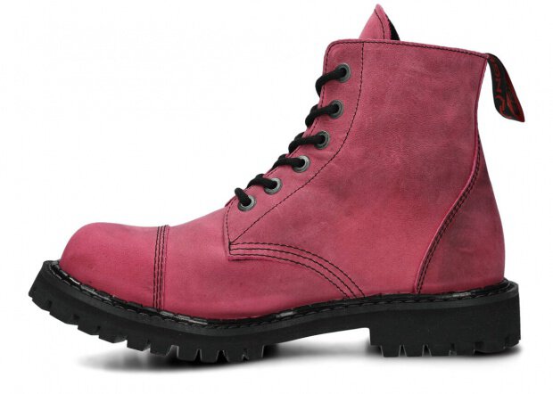 Combat booty NAGABA 6H pink crazy leather
