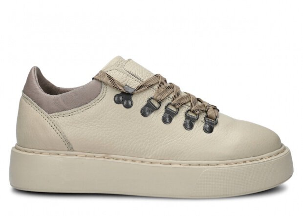 YOUTH SHOE 901 BEIGE RUSTIC LEATHER - SIZE 37