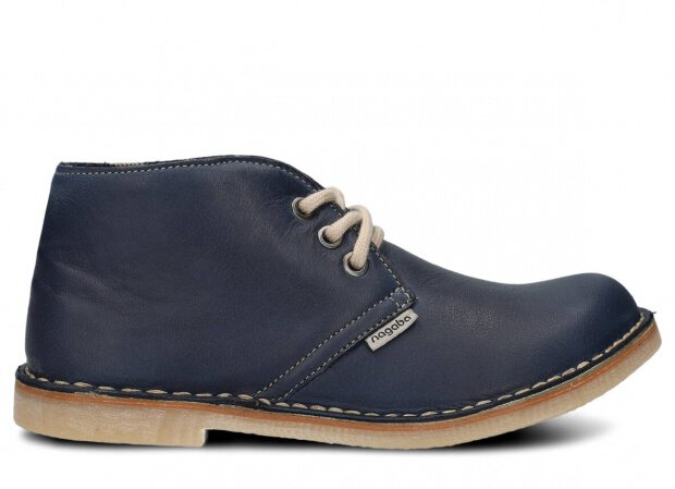 Ankle boot NAGABA 082 navy blue rustic leather