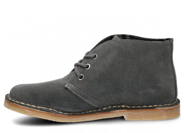 Ankle boot NAGABA 082 grey velours leather