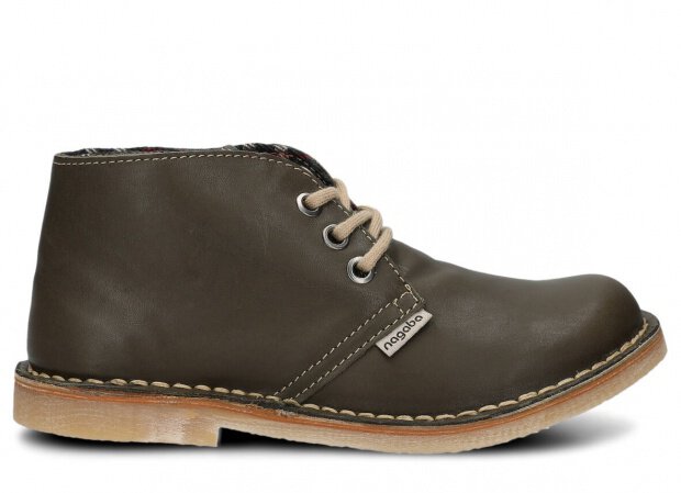 Ankle boot NAGABA 082 khaki sovage leather
