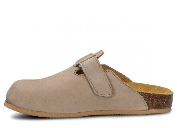 Profiled Slides NAGABA 018 beige samuel leather s.  38-46