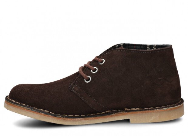 Ankle boot NAGABA 082 brown velours leather