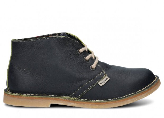 Ankle boot NAGABA 082 navy blue sandwich leather