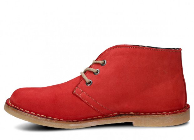 Ankle boot NAGABA 082 red samuel leather