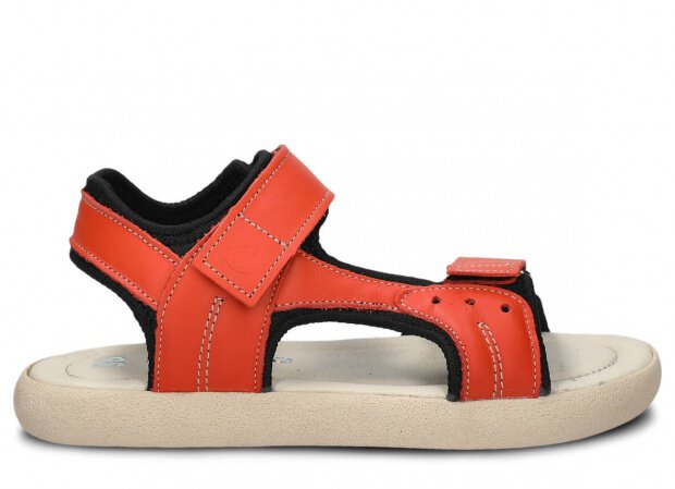 Women's sandal NAGABA 025 orange daikiri leather