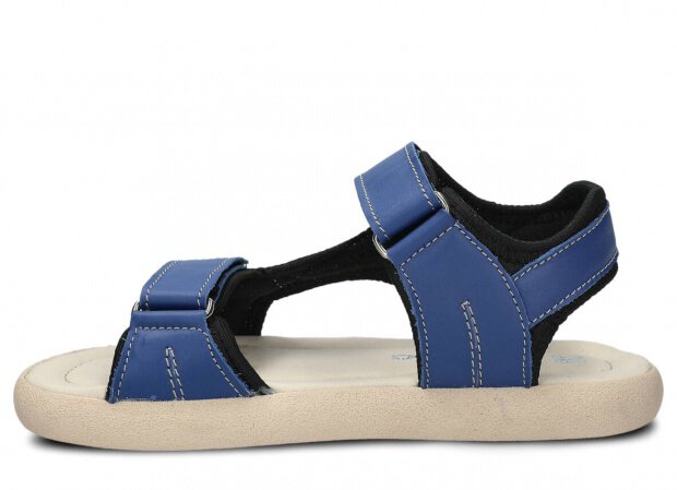 Women's sandal NAGABA 025 navy blue daikiri leather