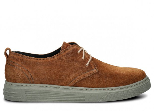 Men's shoe NAGABA 474 ginger velours wax leather
