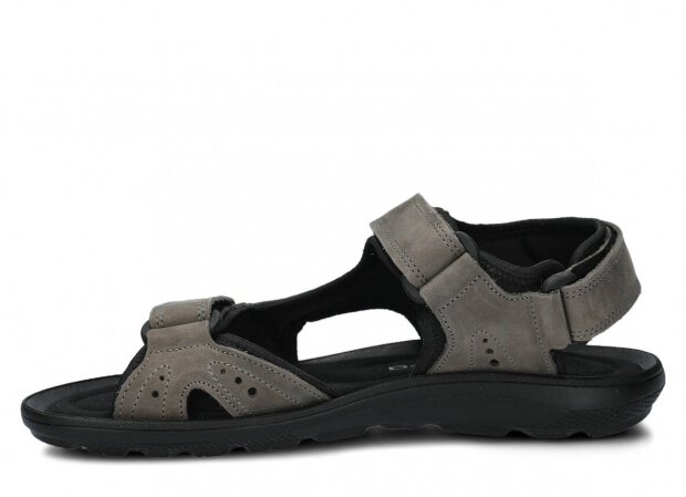 Men's sandal NAGABA 265 grey crazy leather