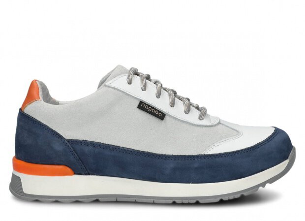 SHOE NAGABA 606 NAVY BLUE SAMUEL LEATHER - 37