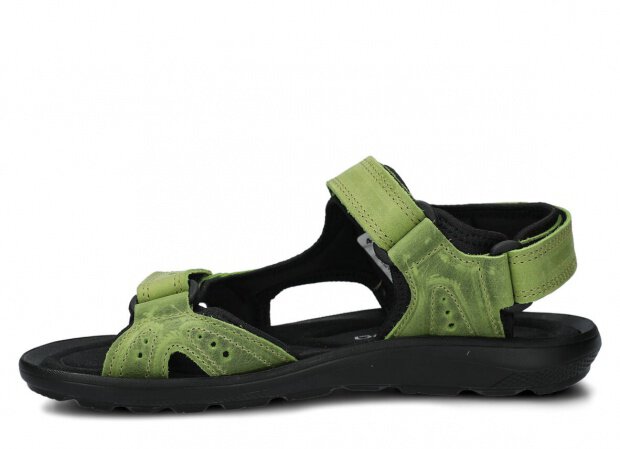 Men's sandal NAGABA 265 pistachio crazy leather