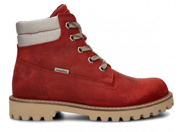 Hiking boot NAGABA 472 red crazy leather
